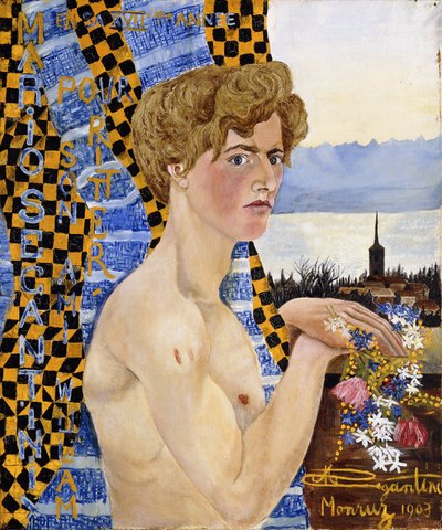 Autorretrato, 1903 de Mario Segantini