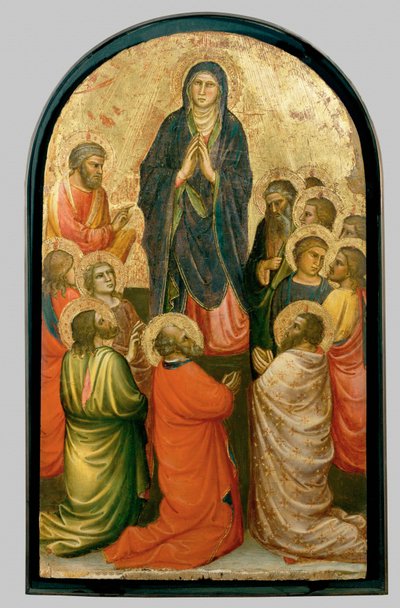 Pentecostés (pintura sobre madera) de Mariotto Albertinelli