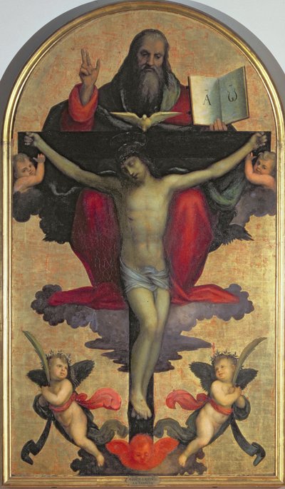 La Santísima Trinidad de Mariotto Albertinelli
