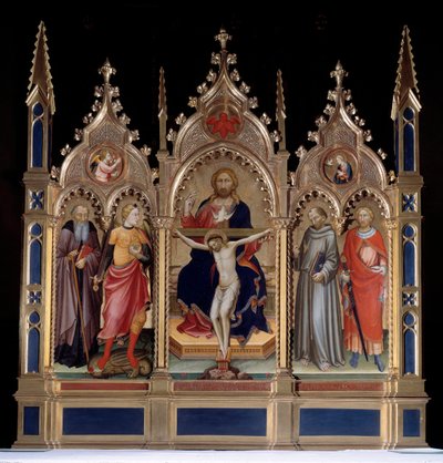 La Santísima Trinidad y Santos de Mariotto di Nardo