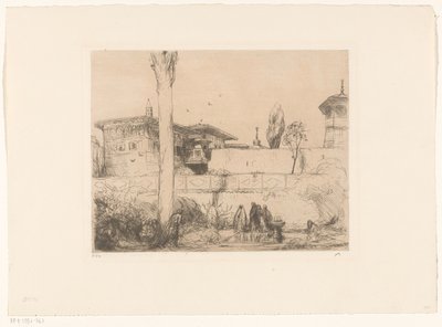 Palacio Bachi-Serai en Crimea de Marius Bauer (signed by artist)