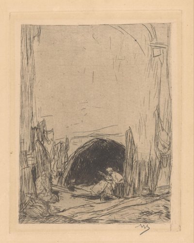 Bazar en Constantinopla de Marius Bauer (signed by artist)