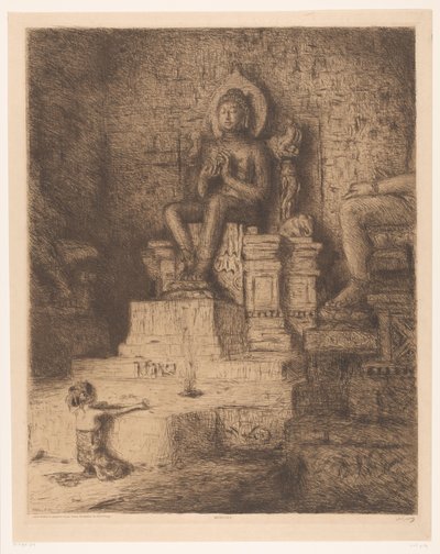 Mendoet (título original del objeto)
Homenaje de la India con motivo de las Bodas de Plata de S.M. la Reina (título original de la serie en el objeto) de Marius Bauer (signed by artist)