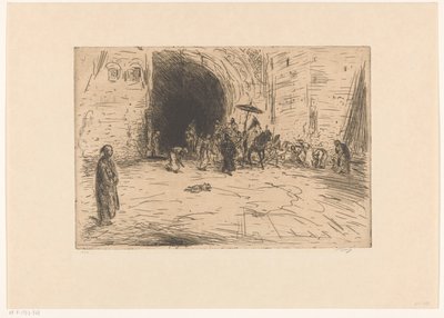 El sultán con su séquito de Marius Bauer (signed by artist)