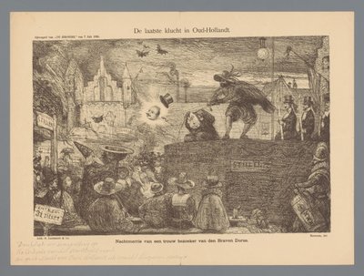 La última farsa en Oud-Hollandt (título sobre objeto) de Marius Bauer