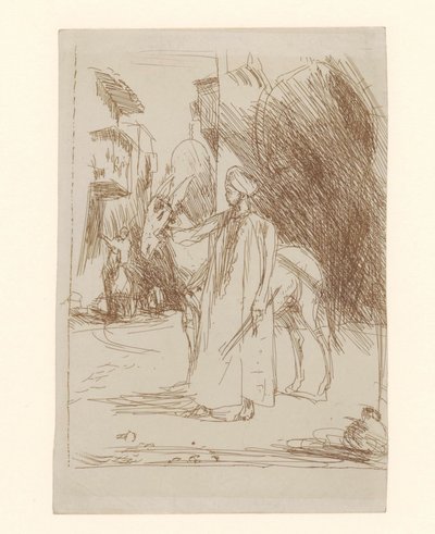 Hombre con burro de Marius Bauer