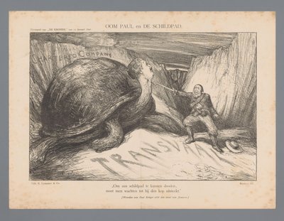 El tío Paul y la tortuga (título sobre el objeto) de Marius Bauer