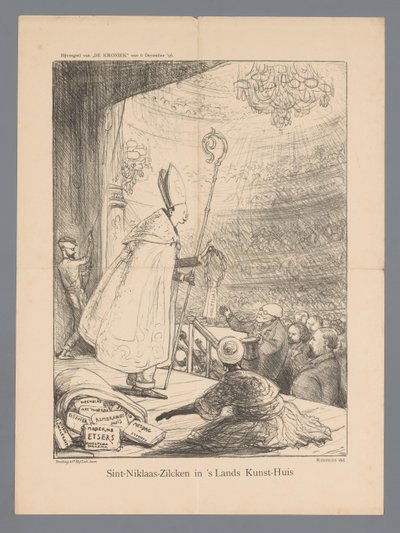 Sint-Niklaas-Zilcken in the Lands Kunst-Huis (título sobre el objeto) de Marius Bauer