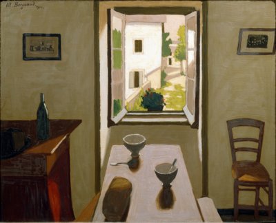 La mesa y los dos cuencos de Marius Borgeaud