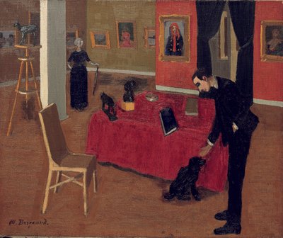 La Galerie Vallotton, 1914 de Marius Borgeaud