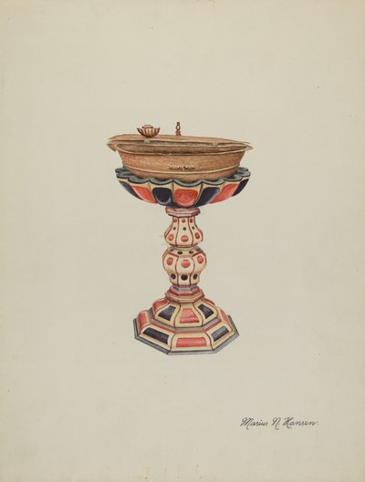 Pila Bautismal y Soporte de Marius Hansen