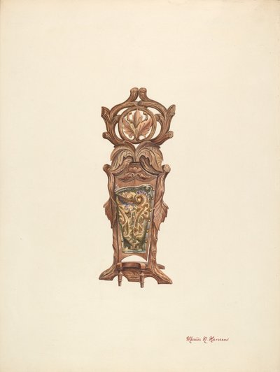 Sujeta botas y zapatillas, c. 1940 de Marius Hansen