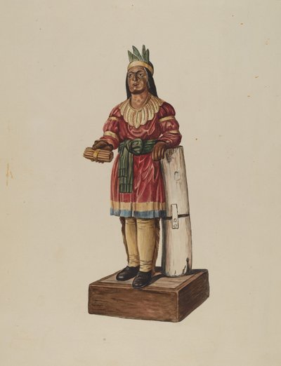Indio de tienda de cigarros de Marius Hansen