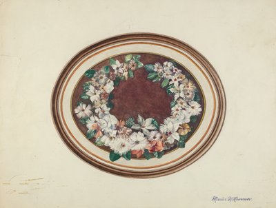 Corona de plumas, c. 1940 de Marius Hansen