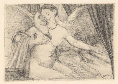 Leda y el cisne de Marius Holleman