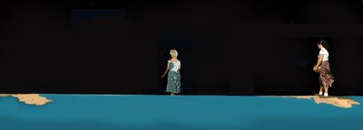 Night Lives Scene 2, 2016 de Marjorie Weiss