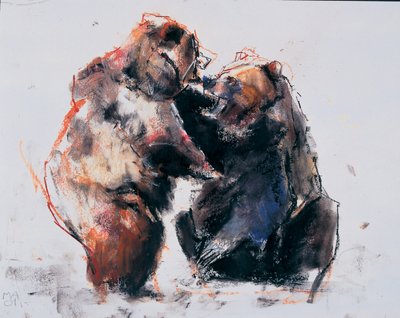 Osos pardos europeos, 2001 de Mark Adlington