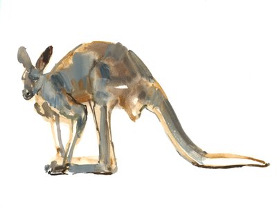 Ocre Polvoriento, (Canguro Rojo), 2012 de Mark Adlington