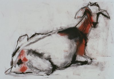 Cabra sentada, 1998 de Mark Adlington