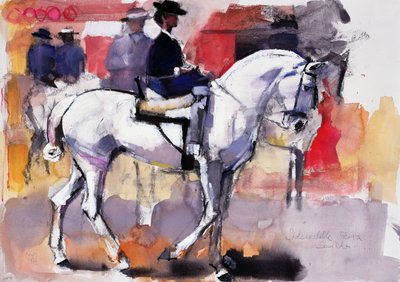 Montando de lado en la Feria de Sevilla, 1998 de Mark Adlington