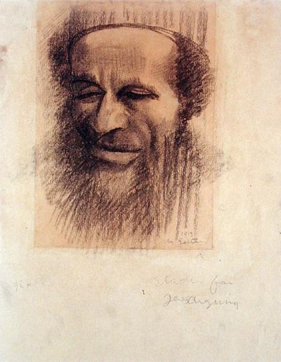 Cabeza de un rabino, c.1910 de Mark Gertler