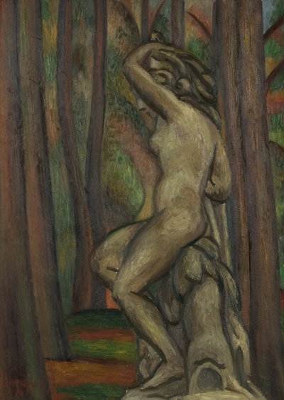 Estatua en un Parque de Mark Gertler