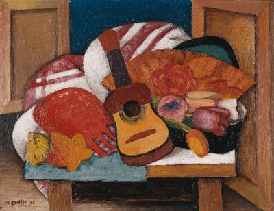 Estudio para El abanico español de Mark Gertler