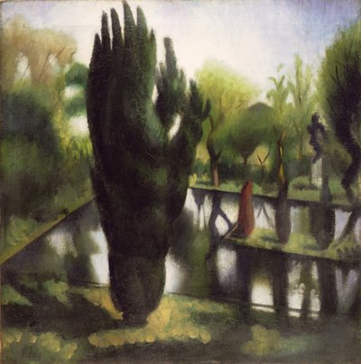 El estanque en Garsington de Mark Gertler