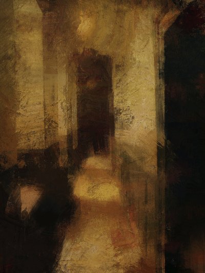 un pasillo en el castillo de Elvaston de Mark Gordon