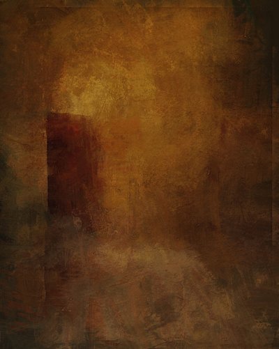 habitación vacía, castillo de Elvaston (técnica mixta) de Mark Gordon