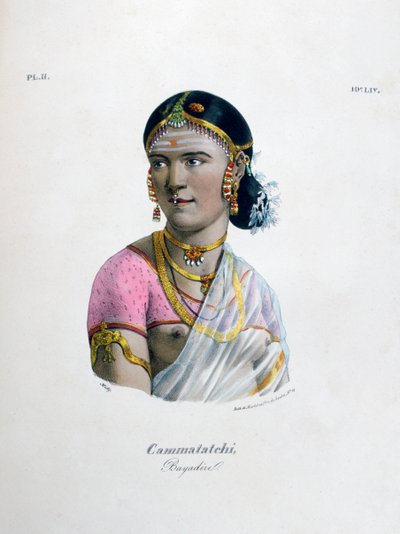Bailarina bayadera, 1828 de Marlet et Cie
