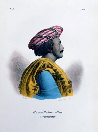 Ram Mohan Roy, fundador del Brahmo Samaj, 1828 de Marlet et Cie