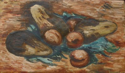 Berenjenas y granadas de Marsden Hartley