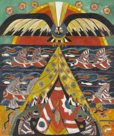 Fantasía india de Marsden Hartley