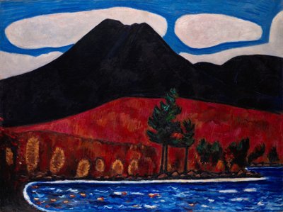 Monte Katahdin (Maine), Otoño #2, 1939-40 de Marsden Hartley