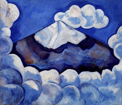 Popocatépetl, mañana animada - México de Marsden Hartley
