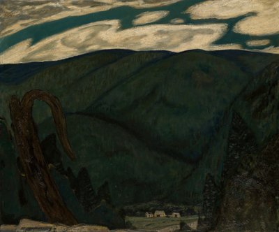 La montaña oscura de Marsden Hartley