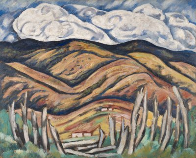 Lo último de Nueva Inglaterra-El principio de Nuevo México de Marsden Hartley