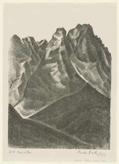 Waxenstein de Marsden Hartley