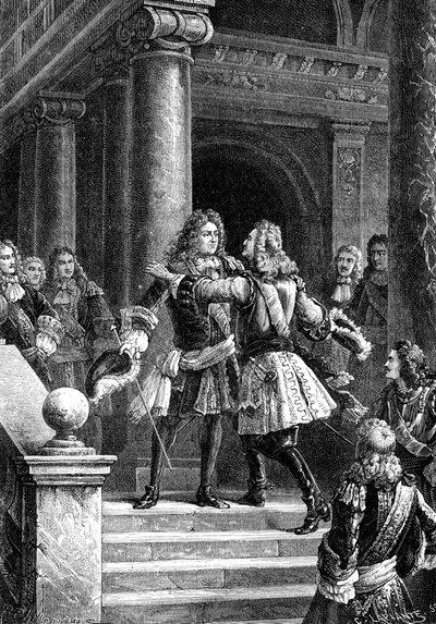 Encuentro del Mariscal Villars y el Príncipe Eugenio de Saboya en Rastadt, 1898 de Marshal Villars