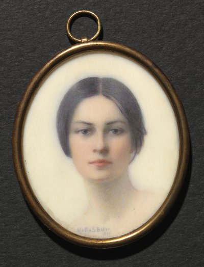 Un estudiante de arte de París, 1899 de Martha S. Baker
