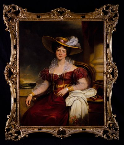 Duquesa de Rutland (óleo sobre lienzo) de Martin Archer Shee