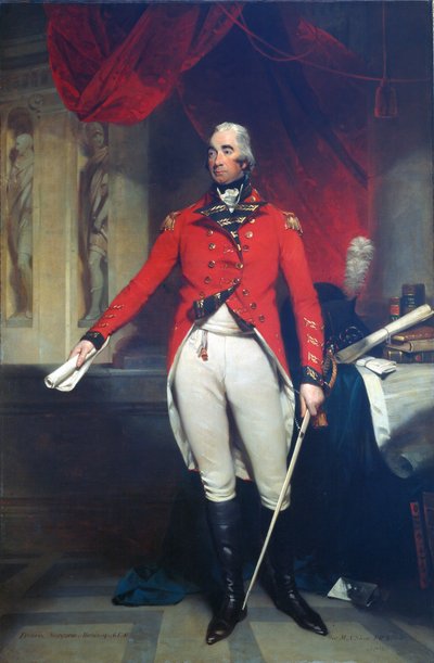 Francis Rawdon Hastings (1754-1826) 2º Conde de Moira, c.1804 de Martin Archer Shee
