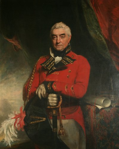 General de División Sir Barry Close, Bart, c.1811-1850 (óleo sobre lienzo) de Martin Archer Shee