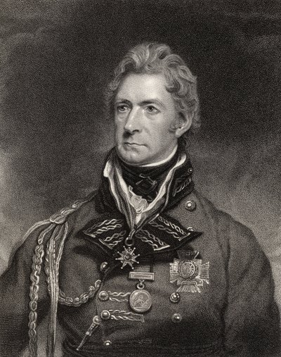 Sir Thomas Munro, 1er Baronet, grabado por Henry Hoppner Meyer (c.1782-1847), de 
