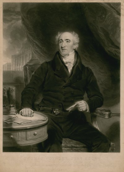 Thomas Poynder junior, último tesorero del Hospital de Cristo, Londres, 1837 de Martin Archer Shee