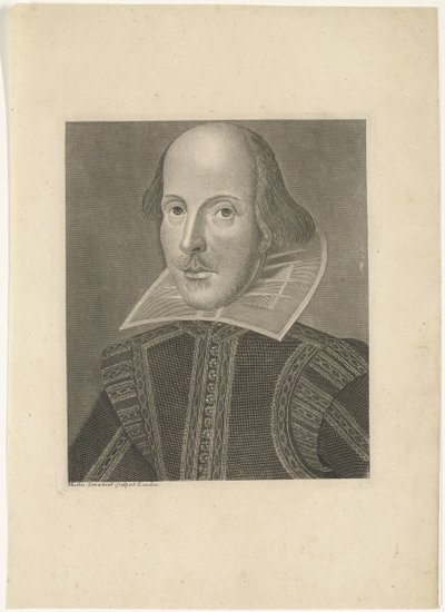 Retrato de William Shakespeare de Martin Droeshout (II)