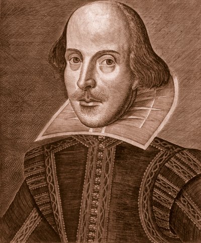 Retrato de Shakespeare, 1623 de Martin Droeshout
