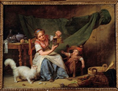 La mujer y el ratón de Martin Drölling