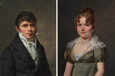 Nicolás Louis Faret y Madame Nicolás Louis Faret de Martin Drölling